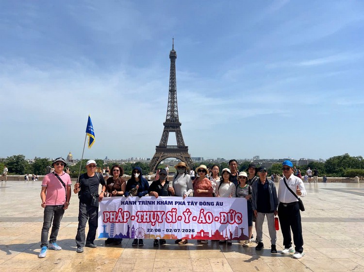 Tour 4 nước Tây Âu
